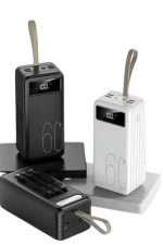Hızlı Şarj 4 Çıkışlı Powerbank 60.000 Mah Taşınabilir Dijital Göstergeli - Görsel 2