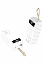 Powerbank 60.000 Mah Taşınabilir Şarj Hızlı El Fenerli Dijital Göstergeli - Görsel 5