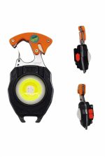 7 Modlu Mini Led Lamba Anahtarlık USB Şarjlı Kamp İçin Taşınabilir - Görsel 2