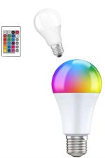 Ayarlanabilir Parlaklık RGB Led Ampul Beyaz Lamba Ve Renkli Ampul - Görsel 4