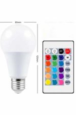 Ambiyans Aydınlatma RGB Led Lamba Kumandalı Renk Değiştirebilen - Görsel 4