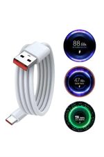 Type C Yüksek Hızlı Şarj Aleti Beyaz 120W Ultra Uzun Ömürlü - Görsel 4