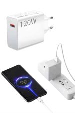 Type C Yüksek Hızlı Şarj Aleti Beyaz 120W Ultra Uzun Ömürlü - Görsel 5