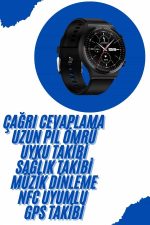Akıllı Saat Yeni Nesil Üç Kordonlu Nabız Ölçer Çağrı Cevaplama - Görsel 5