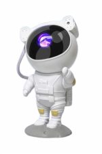 Gece Lambası Astronot Bluetooth Hoparlörlü Galaksi Işık Projektörü - Görsel 4