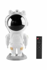 Projeksiyon Astronot Lamba Speaker Sevimli Astronot Bluetooth Hoparlör - Görsel 5