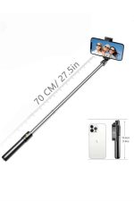 Cep Telefonu Tripod Standı Manyetik Selfie Sopa Bluetooth Uzaktan Kumandalı - Görsel 3