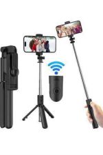 Cep Telefonu Tripod Standı Manyetik Selfie Sopa Bluetooth Uzaktan Kumandalı - Görsel 2