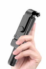 Selfie Çubuğu Tripod Bluetooth Kumandalı Selfie Çubuğu Telefon Tutucu - Görsel 4