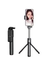 Selfie Çubuğu Tripod Bluetooth Kumandalı Selfie Çubuğu Telefon Tutucu - Görsel 2