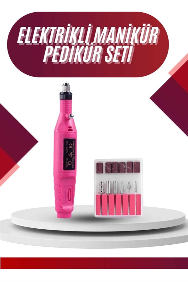 Compressed by jpeg-recompress Elektrikli Profesyonel Manikür Pedikür Seti Değiştirilebilir Başlık Seçeneği - Görsel 1
