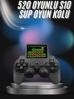 S10 Gamepad 520 Oyunlu Klasik Taşınabilir Retro Oyunlar Oyun Konsolu El Atarisi