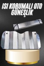Araba Ön Cam Güneşliği Katlanabilir Oto Güneşlik Tüm Araç Modellerine Uygun - Görsel 5