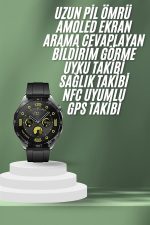 Akıllı Saat 5.0 Bluetooth Bağlantılı Sağlık ve Uyku Takibi Sosyal Medya Girişli - Görsel 5