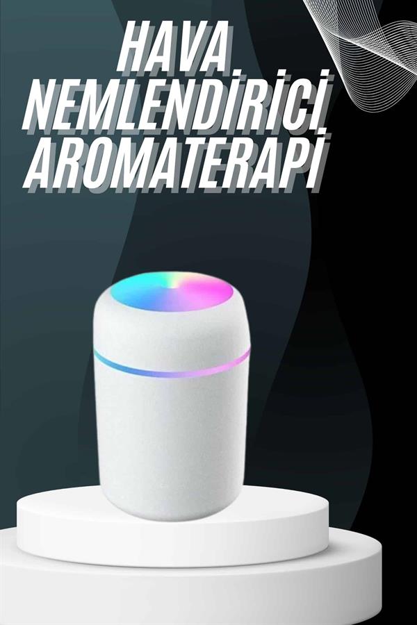 Compressed by jpeg-recompress Hava Nemlendirici Buhar Makinesi Led Işıklı USB Dekoratif Nemlendirici - Görsel 1