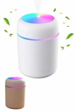 Humidifier LED Işıklı Mini Ortam Oda Kokusu Aromaterapi Buhardanlık - Görsel 5