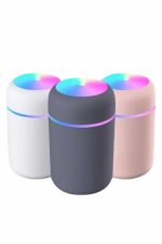 Humidifier LED Işıklı Mini Ortam Oda Kokusu Aromaterapi Buhardanlık - Görsel 3