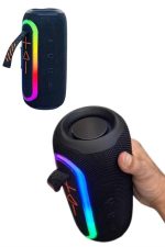 Kablosuz Bluetooth Hoparlör Taşınabilir Çoklu Bağlantılı Özelliği - Görsel 3