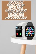 1.83 İnç Akıllı Saat Android ve İOS Uyumlu Çağrı Cevaplayabilen Adımsayar GPS Takibi - Görsel 5