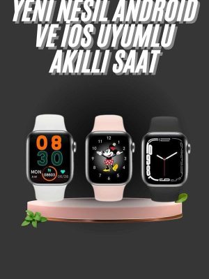 1.83 İnç Akıllı Saat Android ve İOS Uyumlu Çağrı Cevaplayabilen Adımsayar GPS Takibi