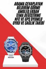 Akıllı Saat 1.62 İnç Ultimate Nabız Sensörlü Sesli Görüşme Yapabilen - Görsel 5