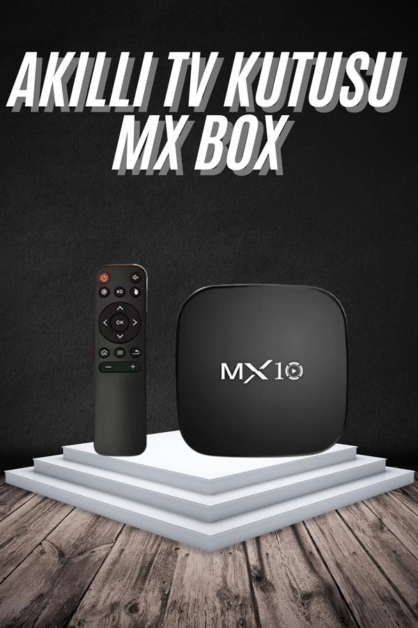 Compressed by jpeg-recompress Akıllı TV kutusu Mx Box Android 7.1 TV kutusu 2.4G Wifi - Görsel 1
