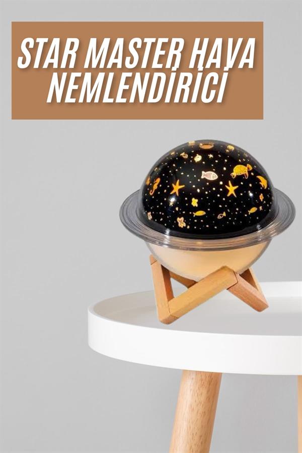 Compressed by jpeg-recompress Hava Nemlendirici Led Işıklı Gece Lambası Yıldız Görünümlü Renk Değiştiren - Görsel 1