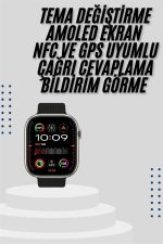 Akıllı Saat Uyku ve Sağlık Takibi GPS Uyumlu Tema Değiştirme - Görsel 5