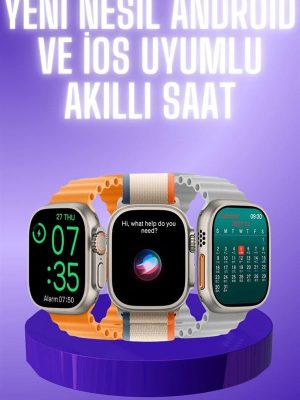 Akıllı Saat Çok Fonksiyonlu Unısex Sosyal Medya Girişli Bluetooth Bağlantılı