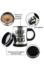Karıştırıcı Özellikli Mikser Kupa Bardak Kompakt Taşınabilir Mug - Görsel 2