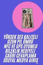 Genç Kızlara Özel Akıllı Saat 41 mm Çağrı Cevaplayabilen NFC ve GPS Uyumlu - Görsel 5