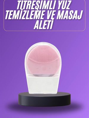 Titreşimli Yüz Masaj Aleti Titreşimli Makyaj Temizleme Cihazı