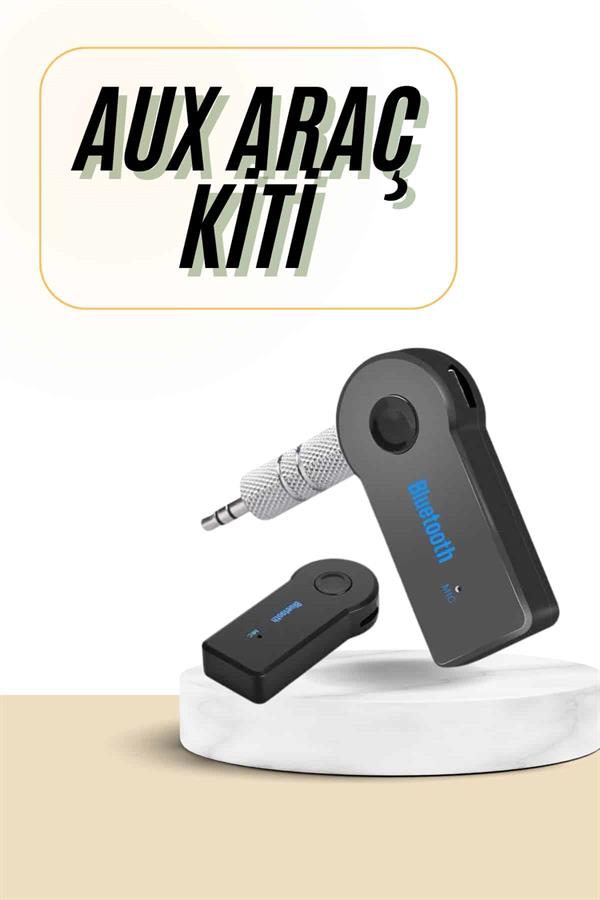 Compressed by jpeg-recompress Bluetooth Araç Kiti Aux Çıkışlı Telefon Müzik Alıcı Tüm Cihazlara Uyumlu - Görsel 1