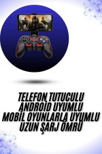 Yeni Nesil X3 Gamepad Android Uyumlu Telefon Tutucu Özellikli Joystick - Görsel 5