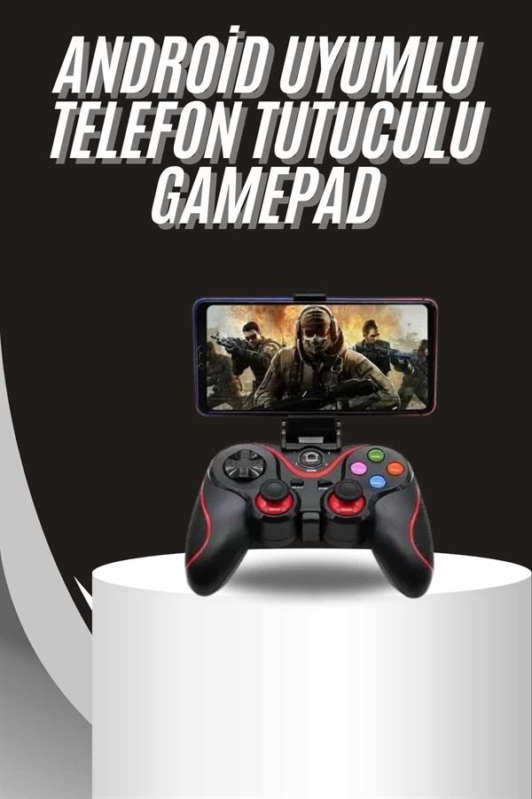 Compressed by jpeg-recompress Kablosuz Oyun Kolu Bluetooth Joystick Gamepad Android Uyumlu - Görsel 1