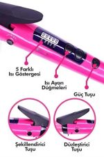 Saç Düzleştirici Şekillendirici Saç Maşası İkili Şekillendirici Isı Ayarlı - Görsel 5