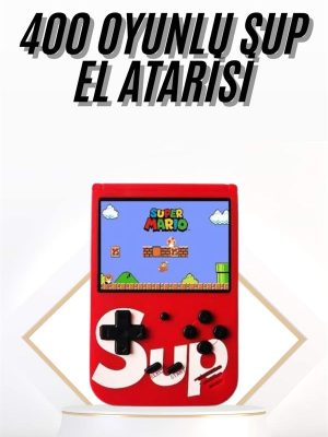 Çocuklara Özel Taşınabilir Sup El Atarisi 400 Oyunlu Nostaljik Oyun Konsolu