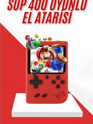 Nostalji Oyunlu Mini Atari Gamebox 400 Oyunlu El Atarisi