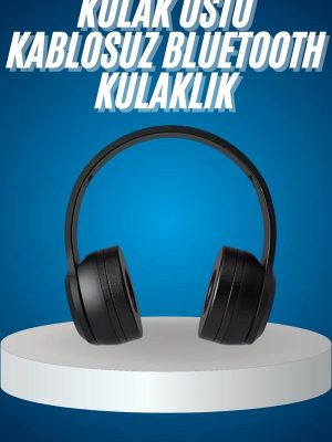 Wireless 5.0 Bluetooth Kablosuz Kulaklık ANC Özellikli Kulak Üstü Ayarlanabilir