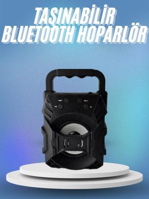 Bluetooth Hoparlör Android ve İOS Uyumlu Ses Bombası USB Girişli Taşınabilir