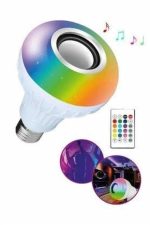 Bluetooth Hoparlör Akıllı Rgb Led Işık Renk Değiştirme Ses Bombası Ampül Görünümlü - Görsel 4
