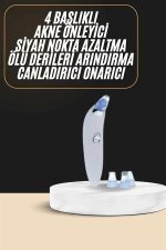 Siyah Nokta Temizleme Cihazı 4 Başlıklı Vakumlu Pilli Ölü Deri Arındırma - Görsel 5