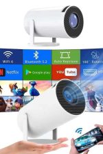 Sinema Projektörü Android HDMI USB WİFİ Ses Çıkışlı Ayaklı Projeksiyon Taşınabilir - Görsel 5