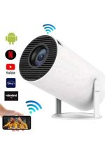 Sinema Projektörü Android HDMI USB WİFİ Ses Çıkışlı Ayaklı Projeksiyon Taşınabilir - Görsel 4