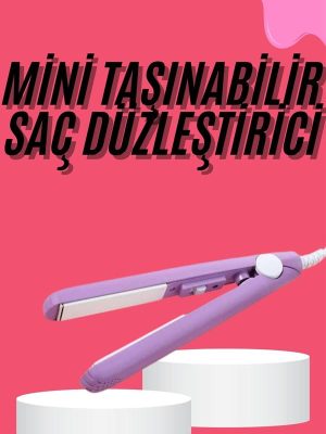 Saç Düzleştirici Pürüzsüz Parlaklık Seyahat Tipi Taşınabilir Seramik Kaplama