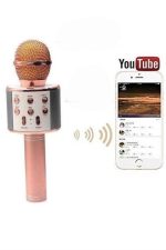 Bluetooth Hoparlör USB AUX SD Kart Kaoroke Mikrofon Uzun Pil Ömrü - Görsel 3