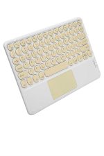 Touchpad Uyumlu Bluetooth Klavye Slim Kablosuz Wifi Q Klavye - Görsel 5