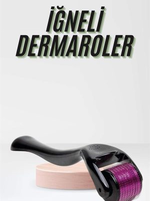 Saç Çıkarma Tarağı Dermaroller 540 Iğneli Roller 1 Mm Iğne Cilt Yüz Yenileme Bakım Seti