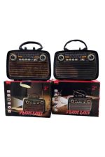 Eskitme Nostalji Tasarımlı Bluetoothlu Nostalji Radyo Ahşap Nostaljik Görünümlü - Görsel 5