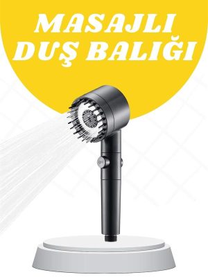 Yeni Nesil Masaj Etkili Duş Başlığı Su Basınçlı Tazyikli Özel